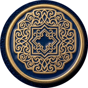 Royal Mandala Coin Badge